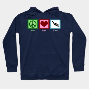 Peace Love Scuba Diving Hoodie